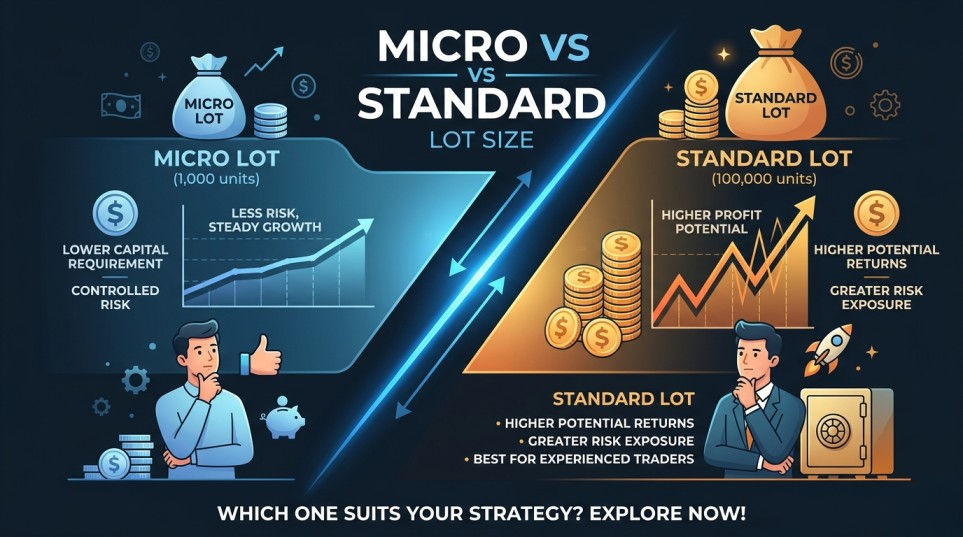 Micro Lot vs Standard Lot in Forex – Which Lot Size Is Better for Traders?